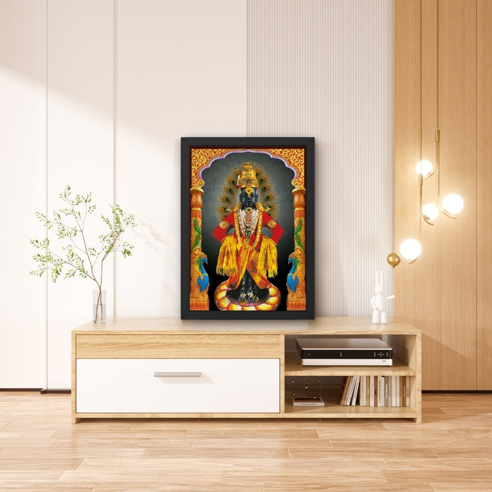 Lord Vitthal Wall Art – Panduranga Vithoba Hindu God Photo Frame