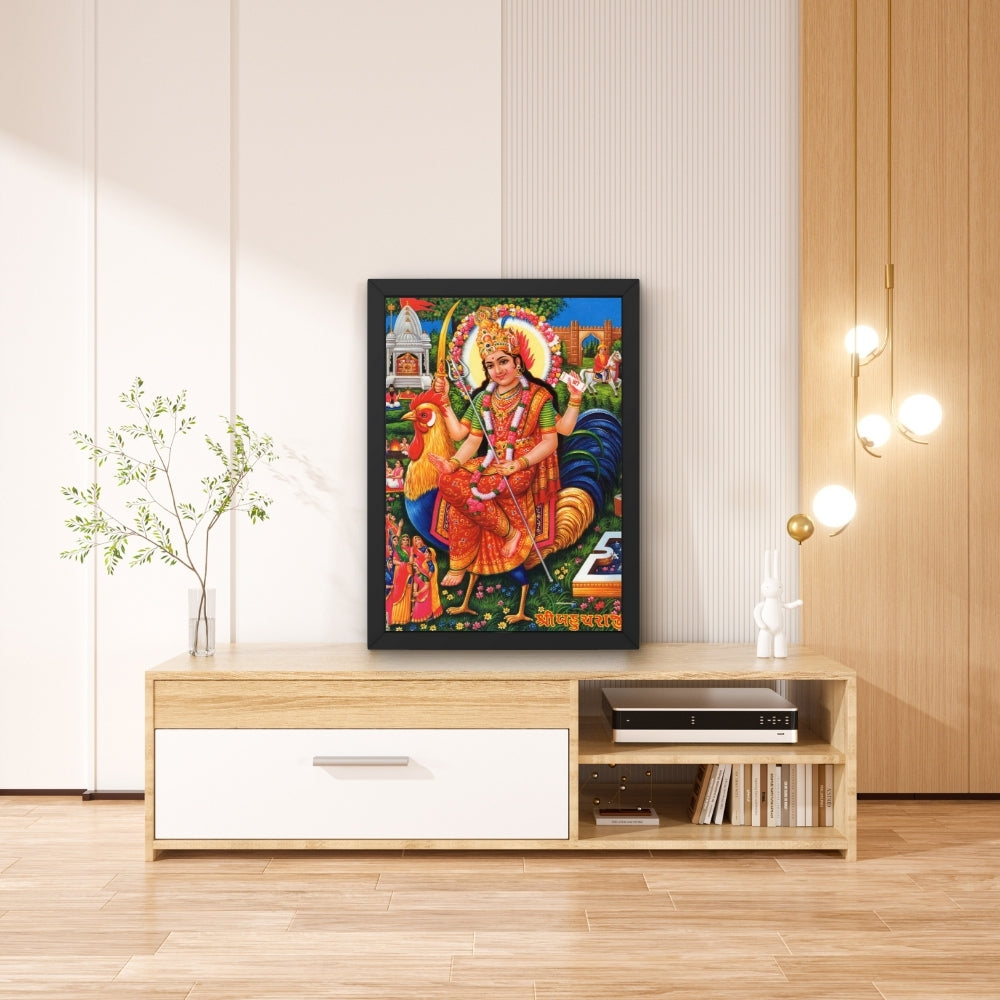 Lord Durga wall art-Maa Durga photo frame