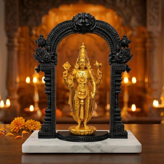 Golden Deity Temple Idol
