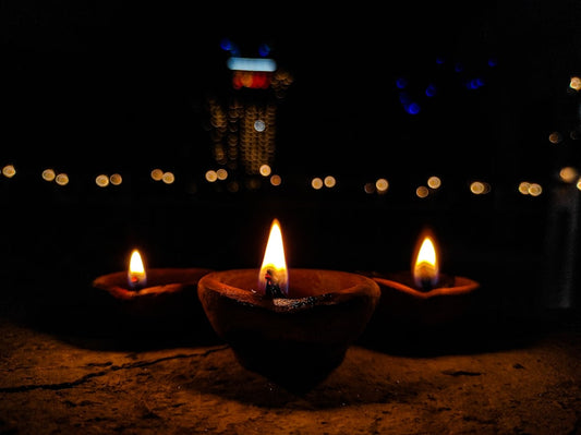 Hanging Diya String Lights