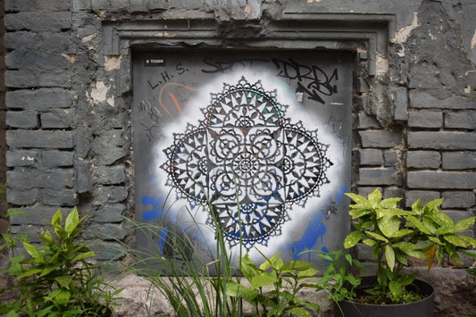 Om Mandala Wall Panel