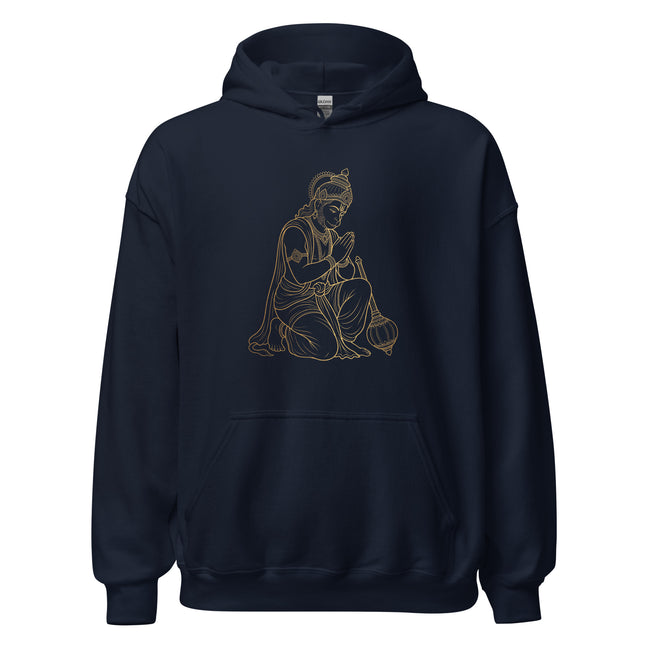Hanuman Blessing Hoodie – Devotional Hindu Bajrangbali Sweatshirt