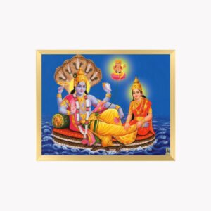 Lord Vishnu and Goddess Lakshmi Photo Frame